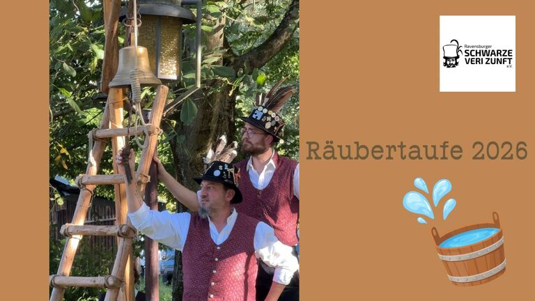 Einladung zur Räubertaufe 2026